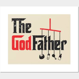 Godfather, gift for godfather Posters and Art